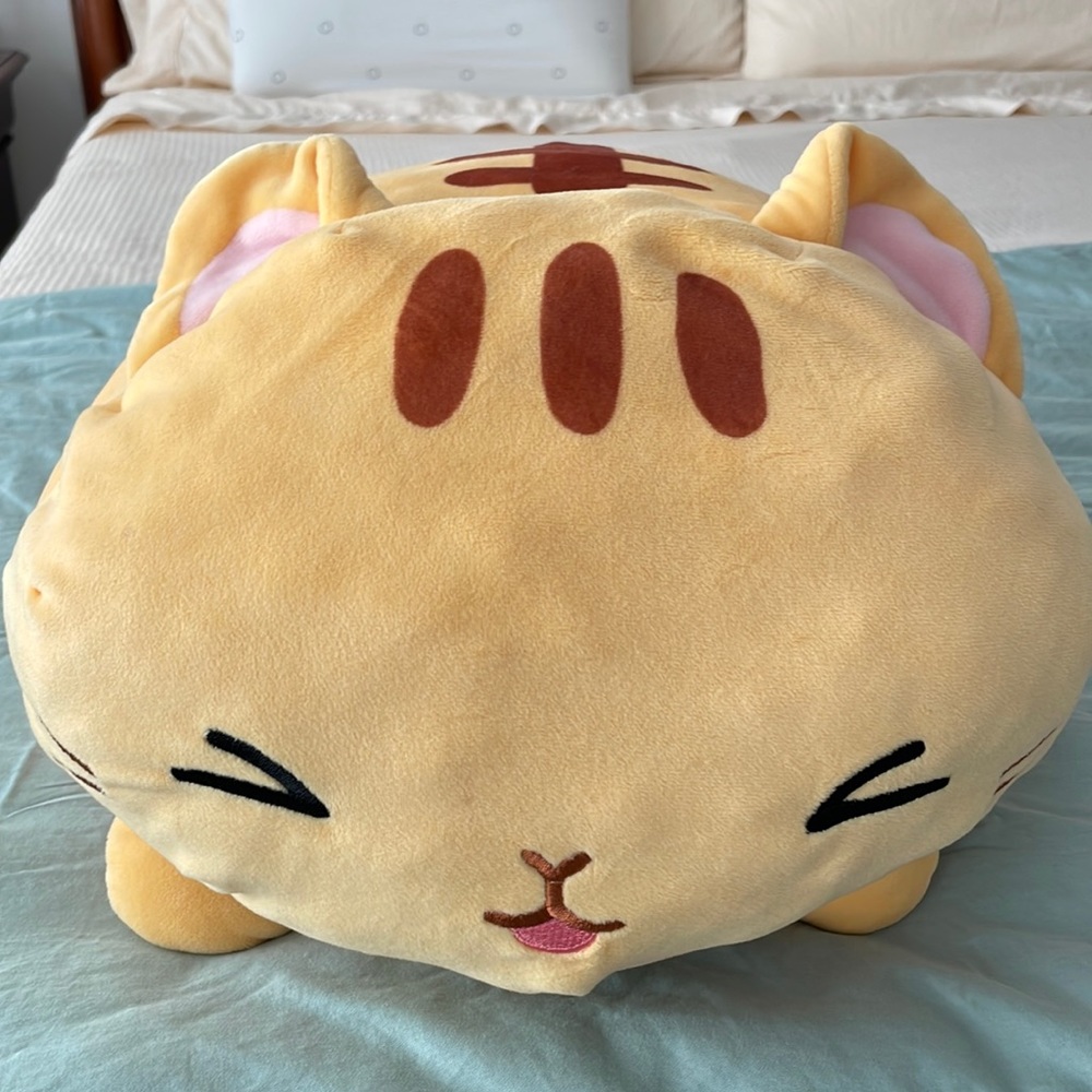 Yellow cat plush